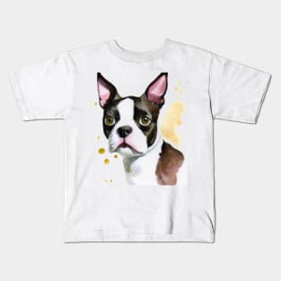 Boston Terrier Pop Art - Dog Lover Gifts Kids T-Shirt